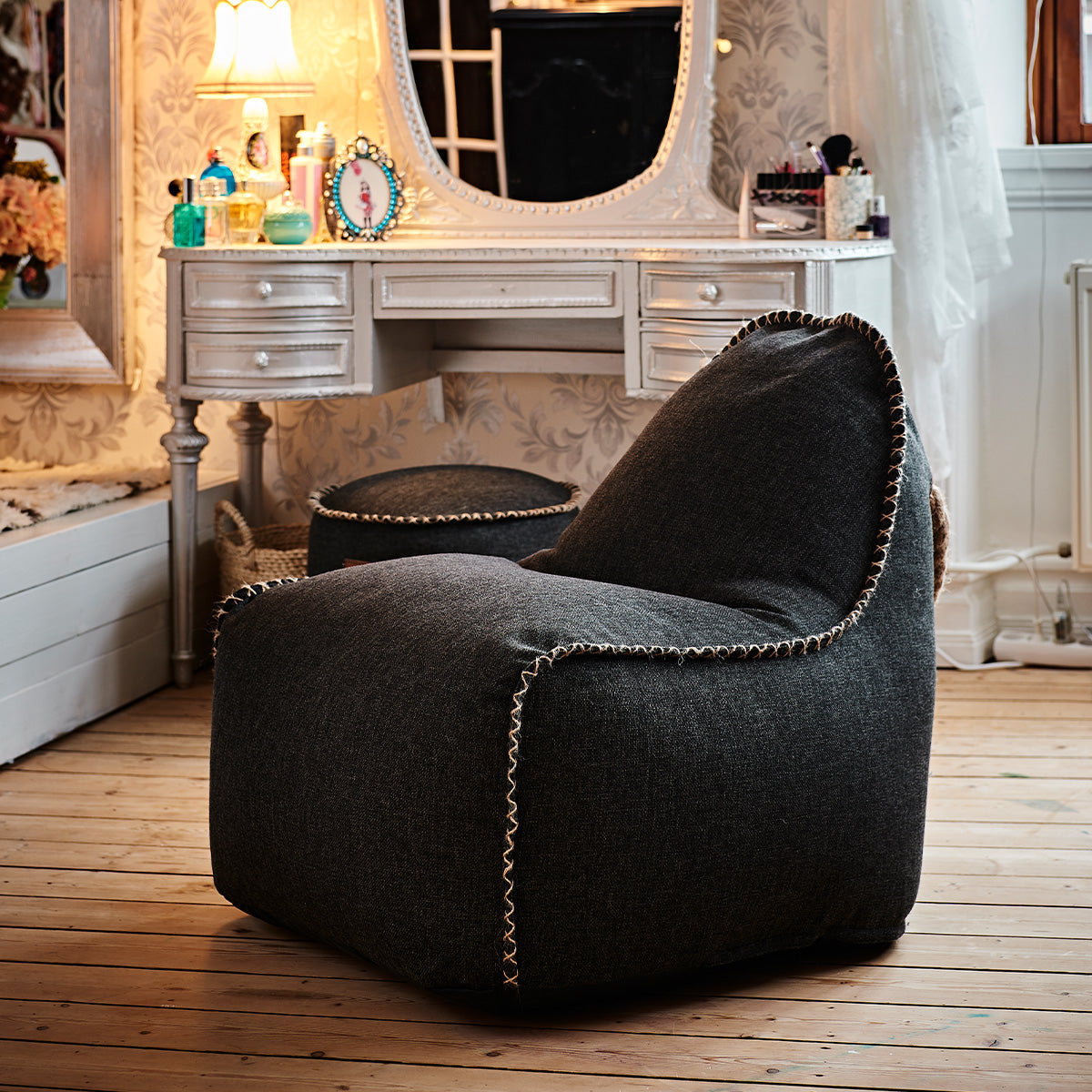Cobana Junior Lounge Chair & Pouf