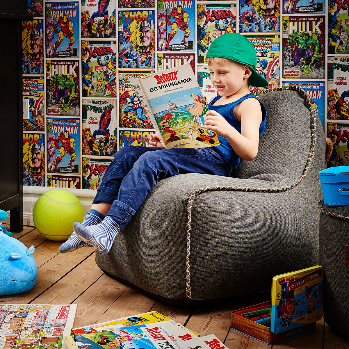 Cobana Junior Lounge Chair & Pouf