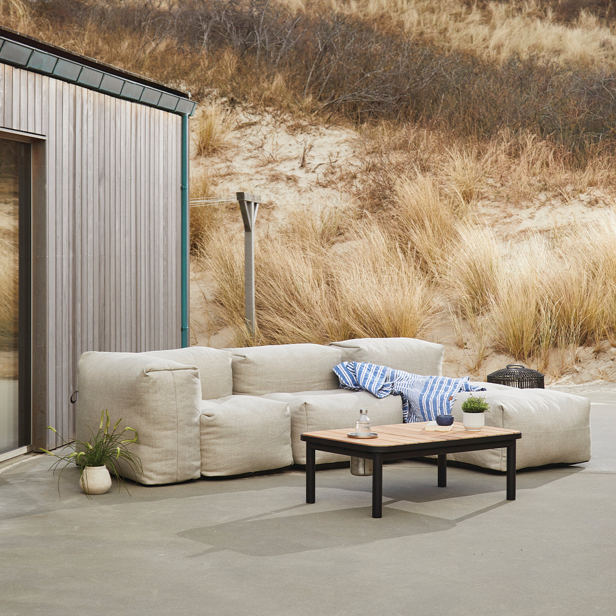 Soft Sofa - 4 Seater Corner Sofa - Sofá de exterior suave y flexible