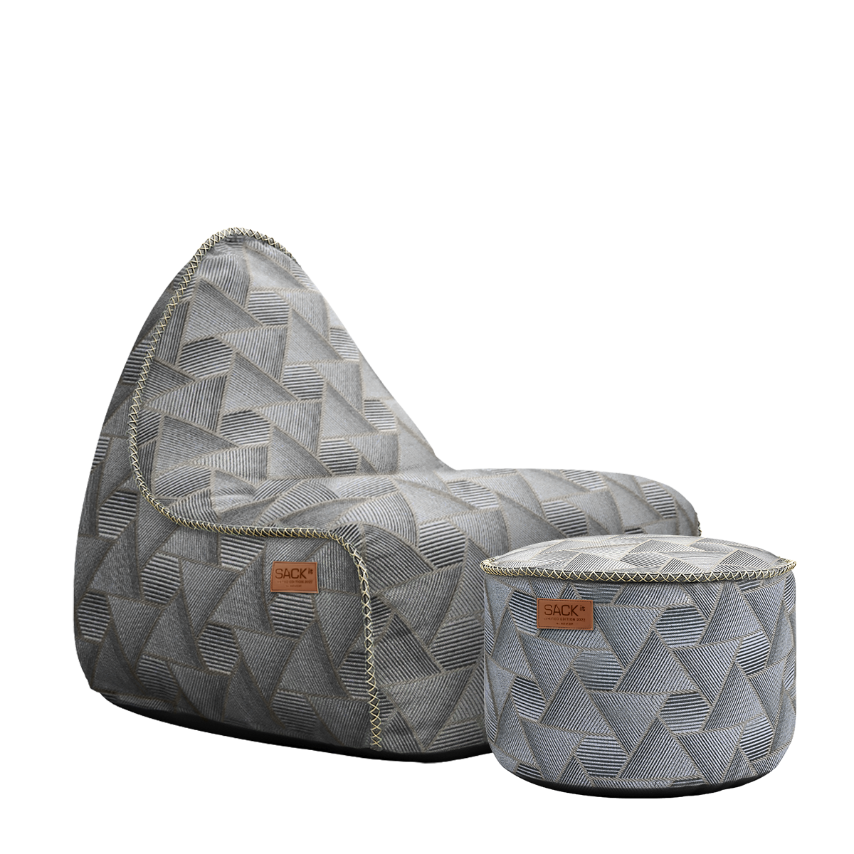 Lounge Chair & Pouf Noir - Limited Edition