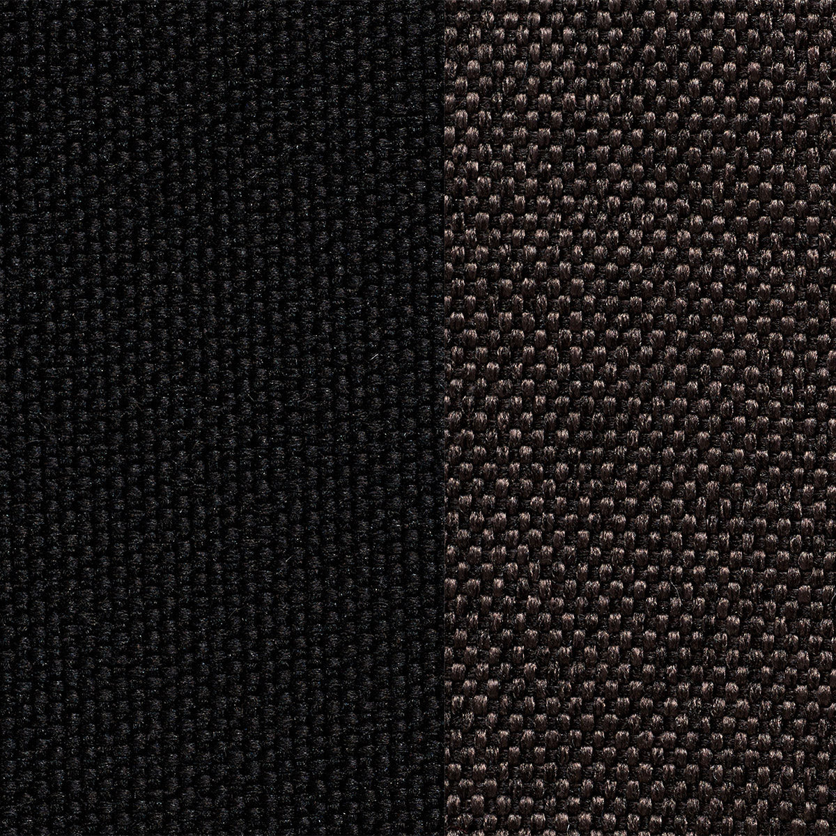 Canvas Lounge Chair - Black/Brown