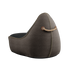 Canvas Lounge Chair - Black/Brown