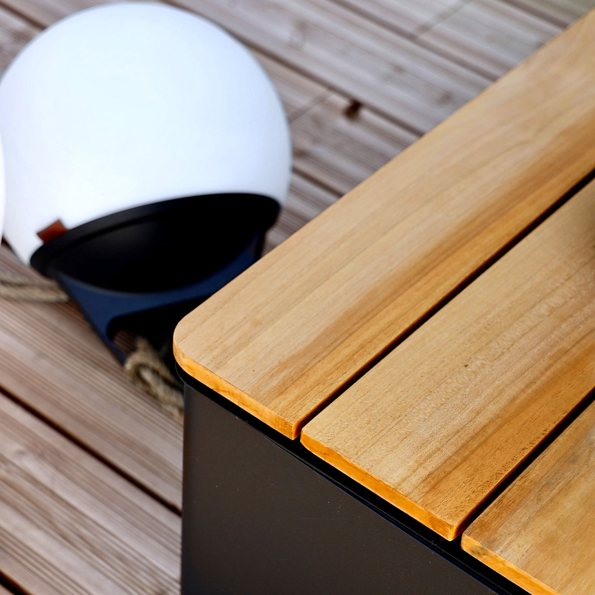 Patio Storage Table