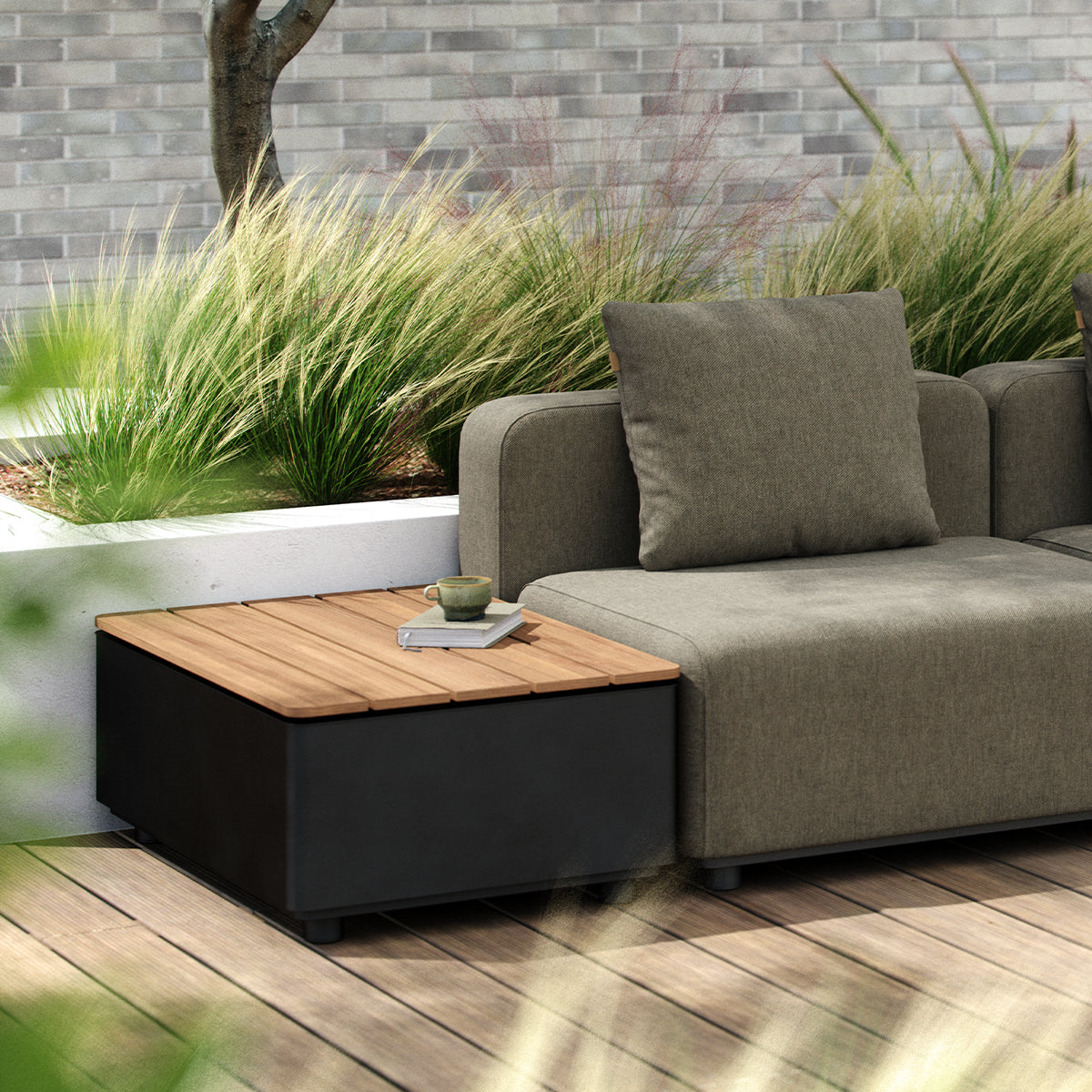 Patio Storage Table