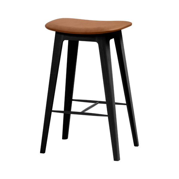 Nordic Bar Stool - Black Stained Oak