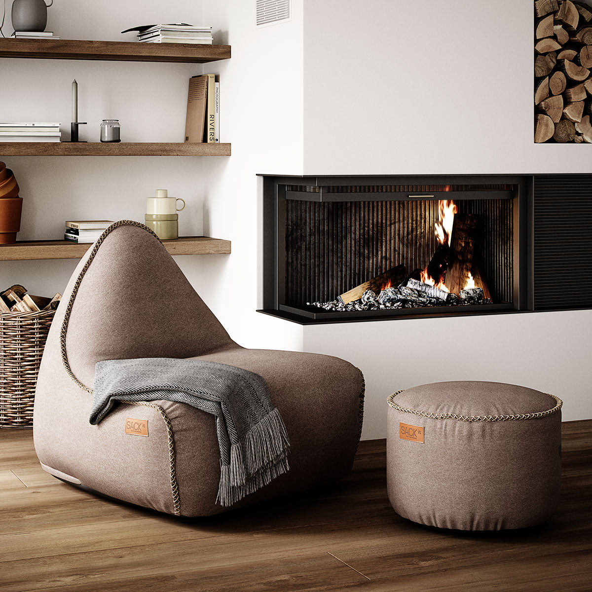 Canvas Lounge Chair