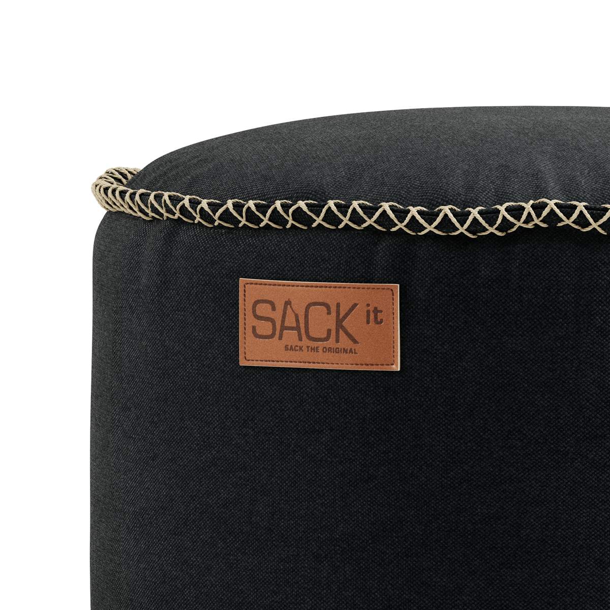 Canvas Pouf