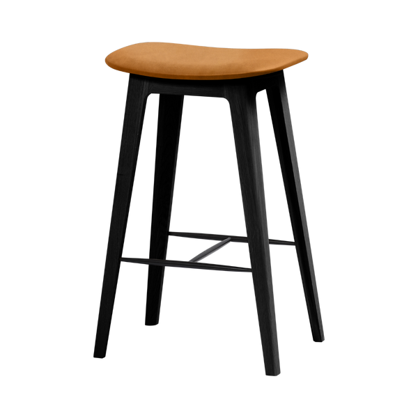 Nordic Bar Stool - Black Stained Oak