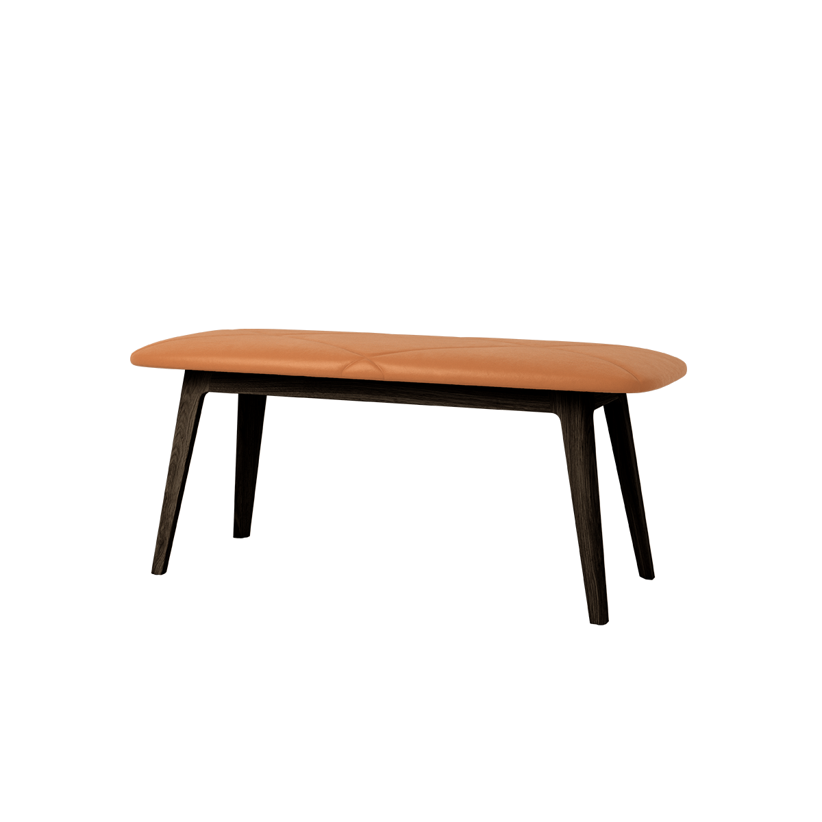Nordic Bench - Dark Stained Oak