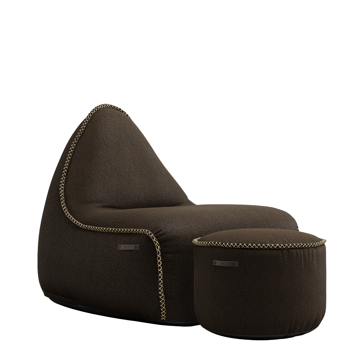 Medley Lounge Chair & Pouf