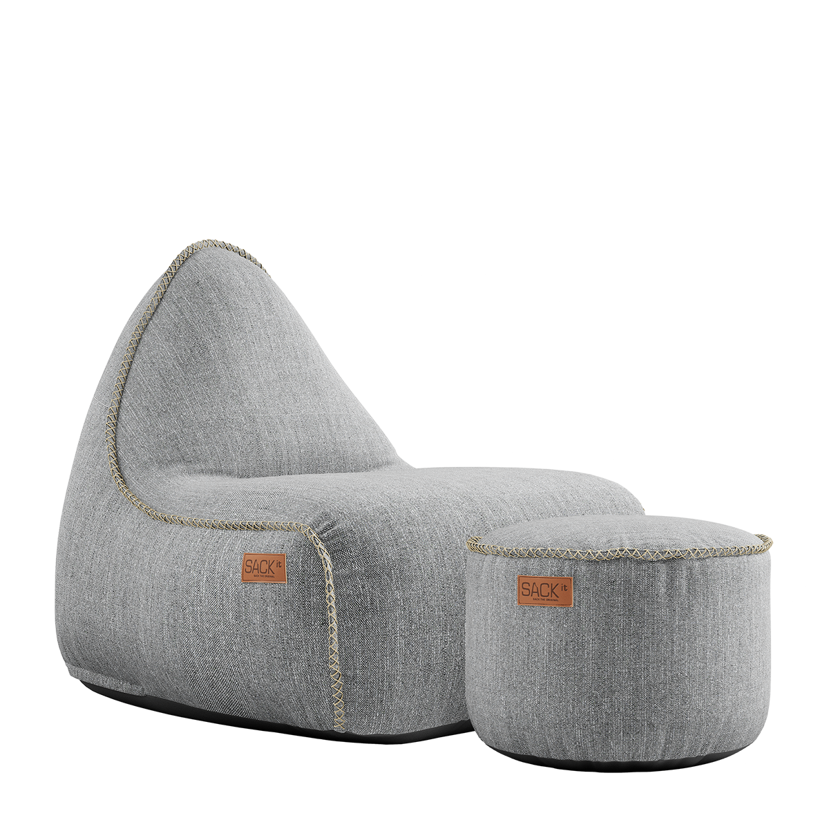 Cobana Lounge Chair & Pouf
