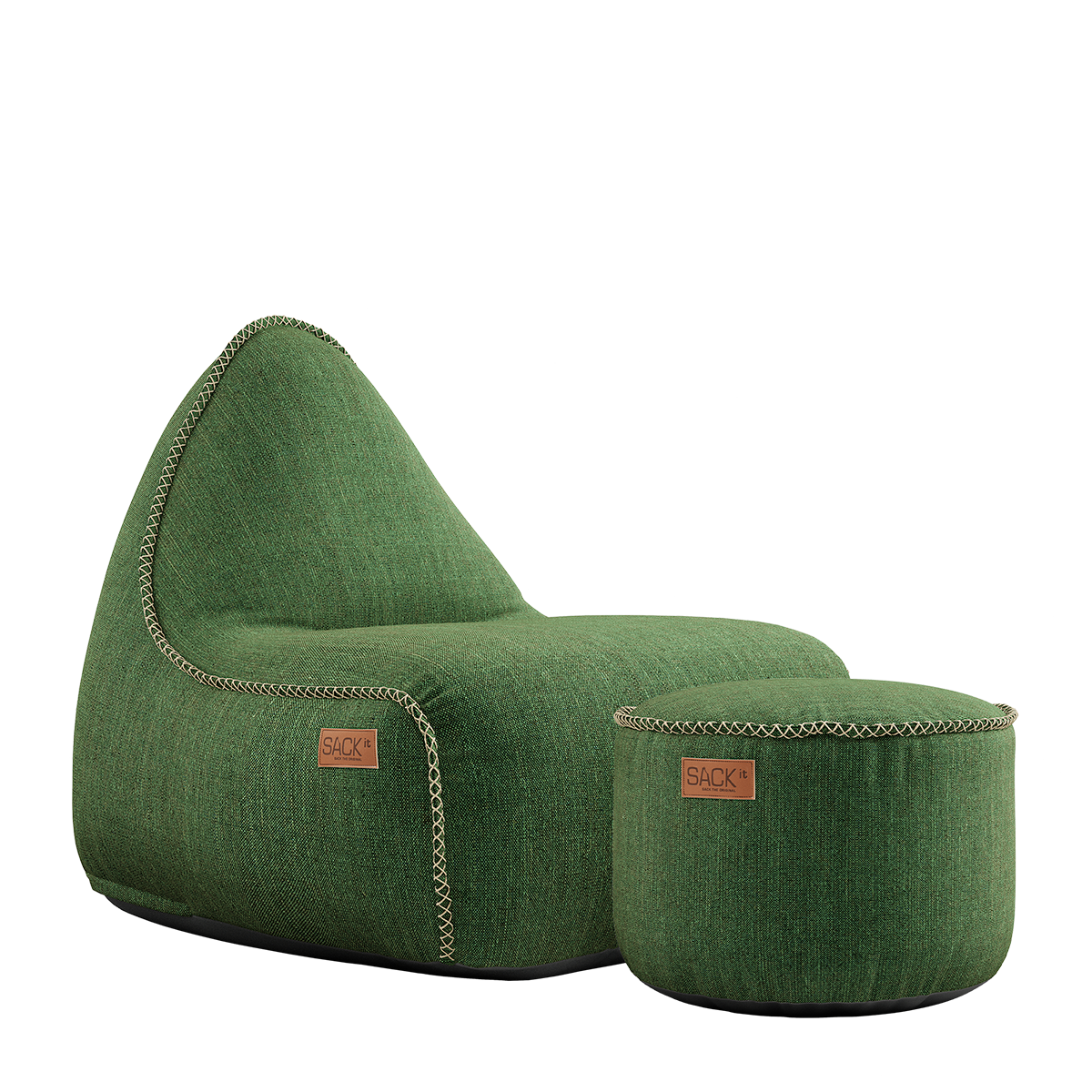 Cobana Lounge Chair & Pouf