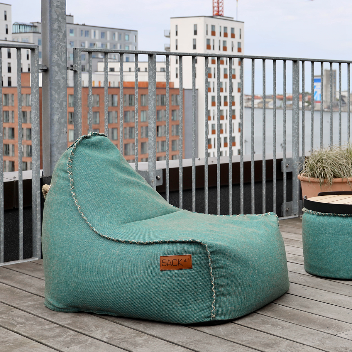 Cobana Lounge Chair & Pouf