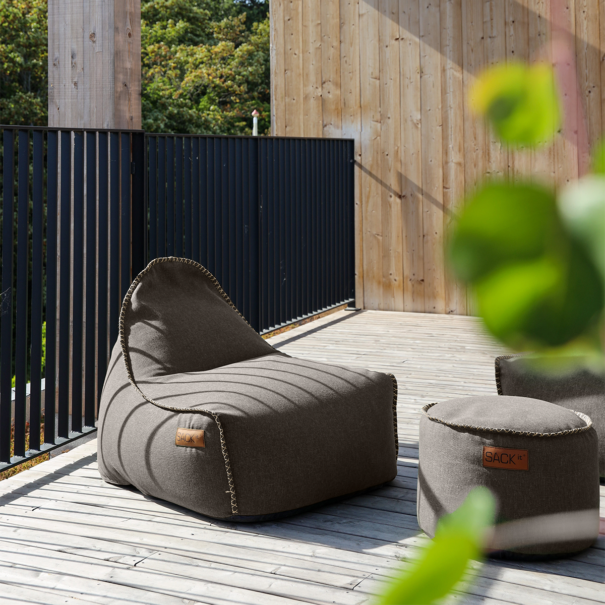 Cobana Lounge Chair & Pouf