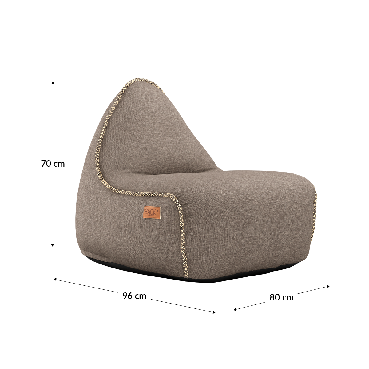 Cobana Lounge Chair & Pouf