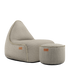 Cobana Lounge Chair & Pouf