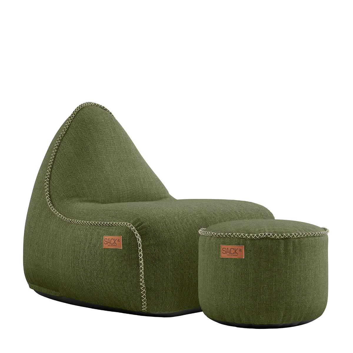 Cobana Lounge Chair & Pouf
