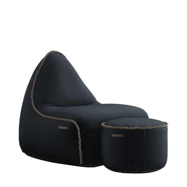 Cura Lounge Chair & Pouf