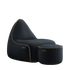Cura Lounge Chair & Pouf