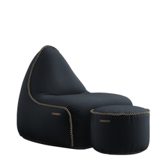 Cura Lounge Chair & Pouf