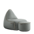 Cura Lounge Chair & Pouf