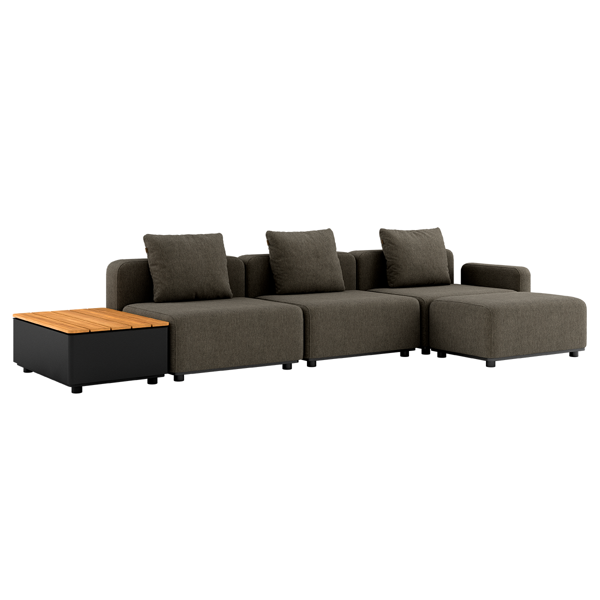 Cobana Lounge Sofa - 4 seater w/ Patio Storage Table