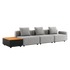Cobana Lounge Sofa - 4 seater w/ Patio Storage Table