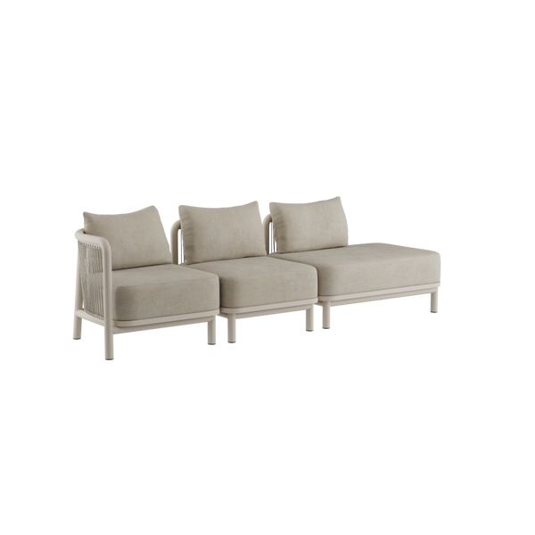Kirra Lounge Sofa - 3 seater w/ open end
