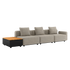 Cobana Lounge Sofa - 4 seater w/ Patio Storage Table