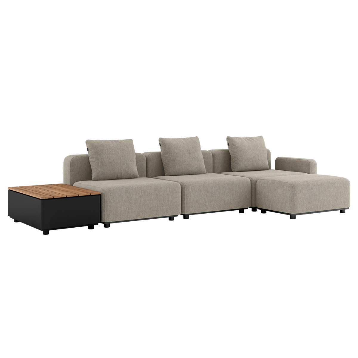 Cobana Lounge Sofa - 4 seater w/ Patio Storage Table